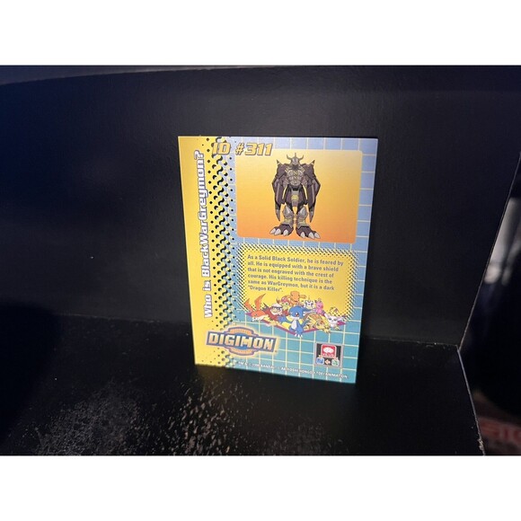 Digimon BlackWarGreymon ID 311 Non Holo , Trading Card - Picture 2 of 4